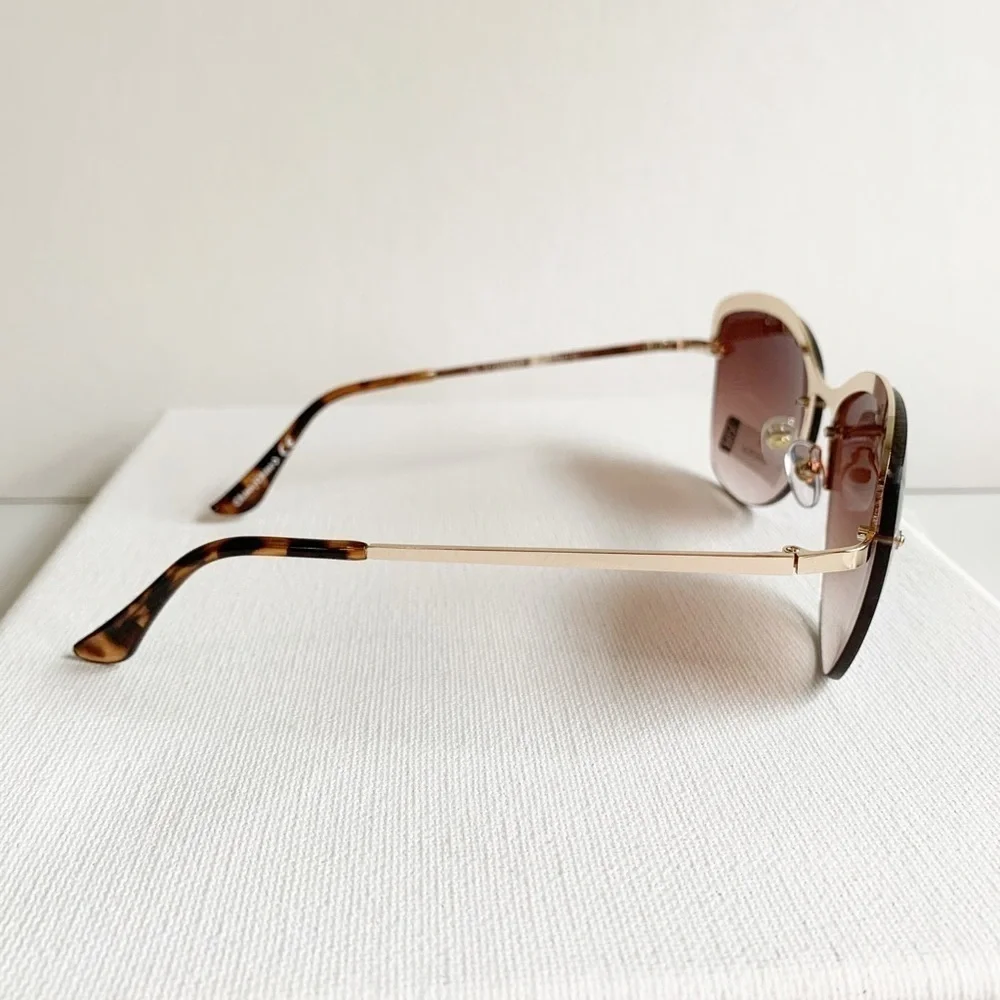 NWT FGX rose gold wire sunglasses